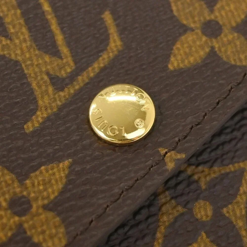 Louis Vuitton Monogram Porte Monnaie Plat Coin Case Wallet - Picture 3 of 7